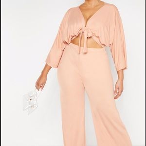 Batwing Cutout Jumpsuit